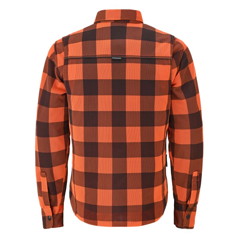 Speed and Strength Black Nine Mesh Moto Shirt Orange/Black - Medium