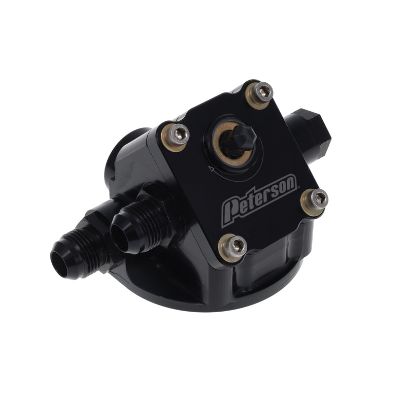 Peterson Fluid Systems Primer Filter Mount -12AN System 1 - Right to Left