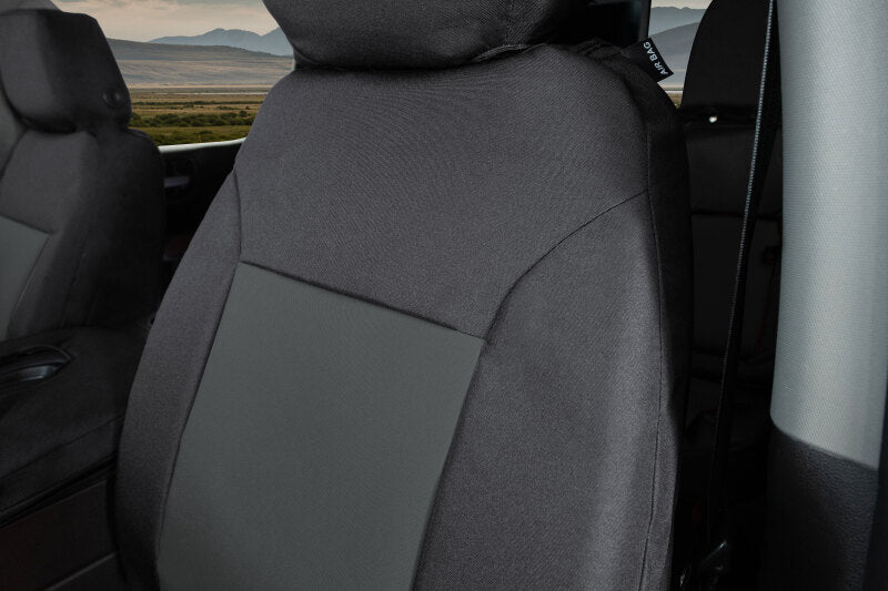 Covercraft 19-24 Dodge Ram 2500 Endura PrecisionFit Custom Front Row Seat Covers - Blk/Charcoal