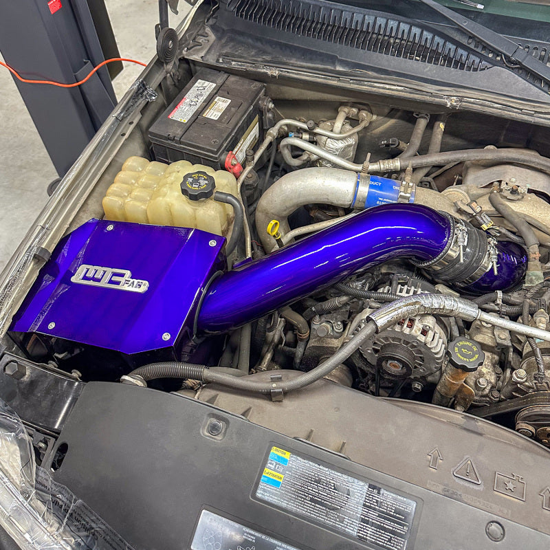 Wehrli 01-04 Duramax LB7 4in Stage 2 Intake Kit w/ Air Box - Gun Metal