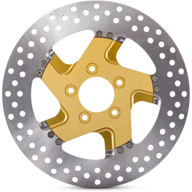 Performance Machine Disc/Carr 11.5 Supra Front Right - Contrast Cut Platinum