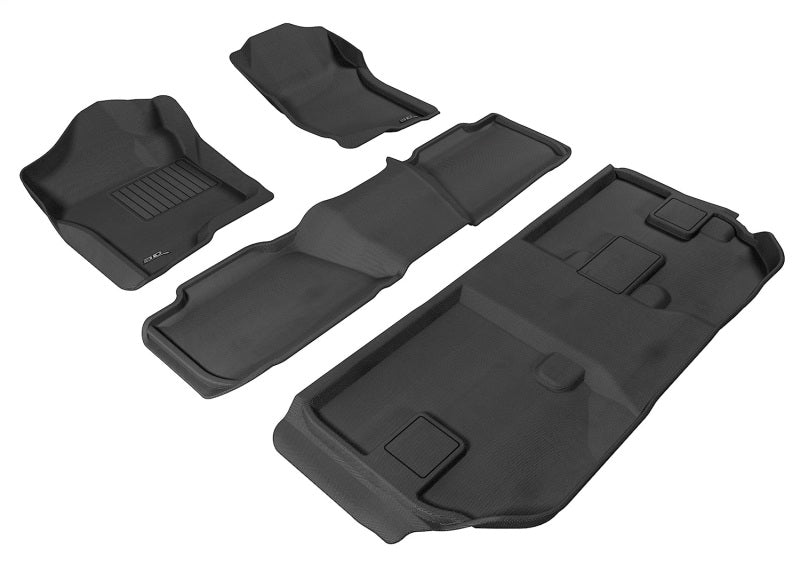 3D MAXpider 07-14 Chevrolet Suburban w/ Bench 2nd Row Kagu Black Full Set