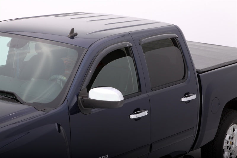 AVS 22-23 Toyota Tundra Outside Mount Window Deflectors 4pc - Smoke