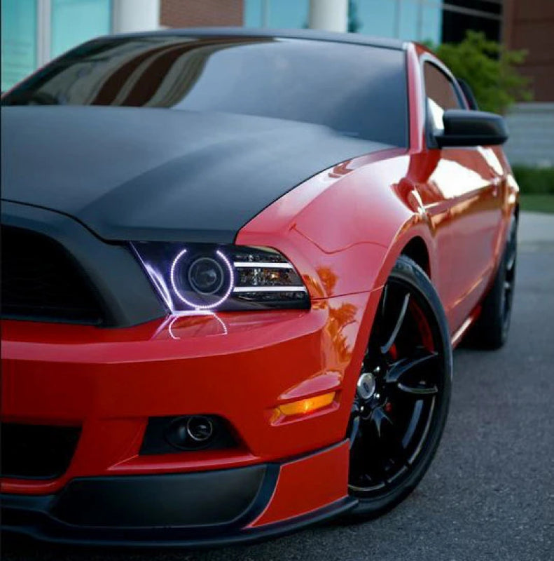 Oracle 13-14 Ford Mustang LED Projector Headlight Halo Kit - Blue
