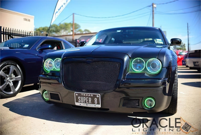 Oracle 05-10 Chrysler 300C LED Fog Light Halo Kit - Blue