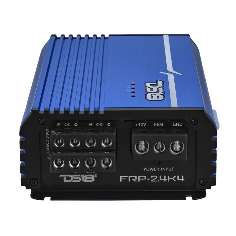 DS18 4-Channel Class-D Amp Stereo Full-Range 4 x 250 W RMS at4 ohm - Blue