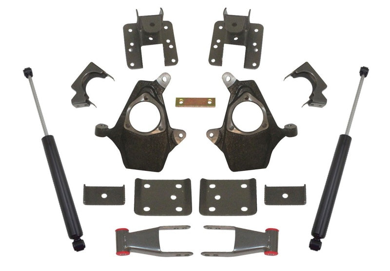 MaxTrac 14-18 GM C/K1500 2WD/4WD Extended/Crew Cab w/Magneride 2in/4in Lowering Coil Kit