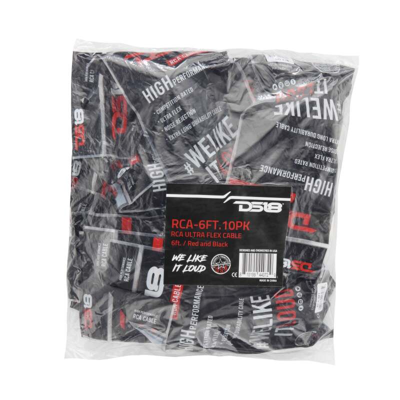 DS18 Level 1 RCA 6-Feet  10 x Pack