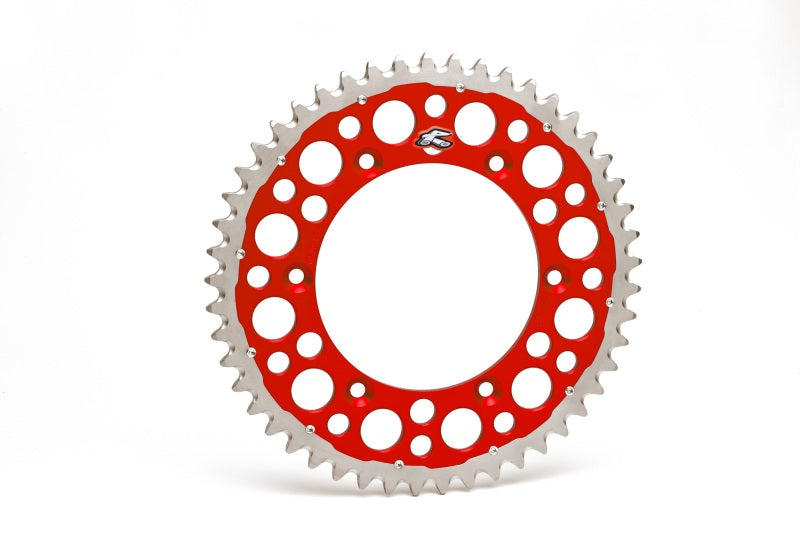 Renthal 2027 Honda CRF450 5240-520 Twinring Rear Sprocket - Red 51T