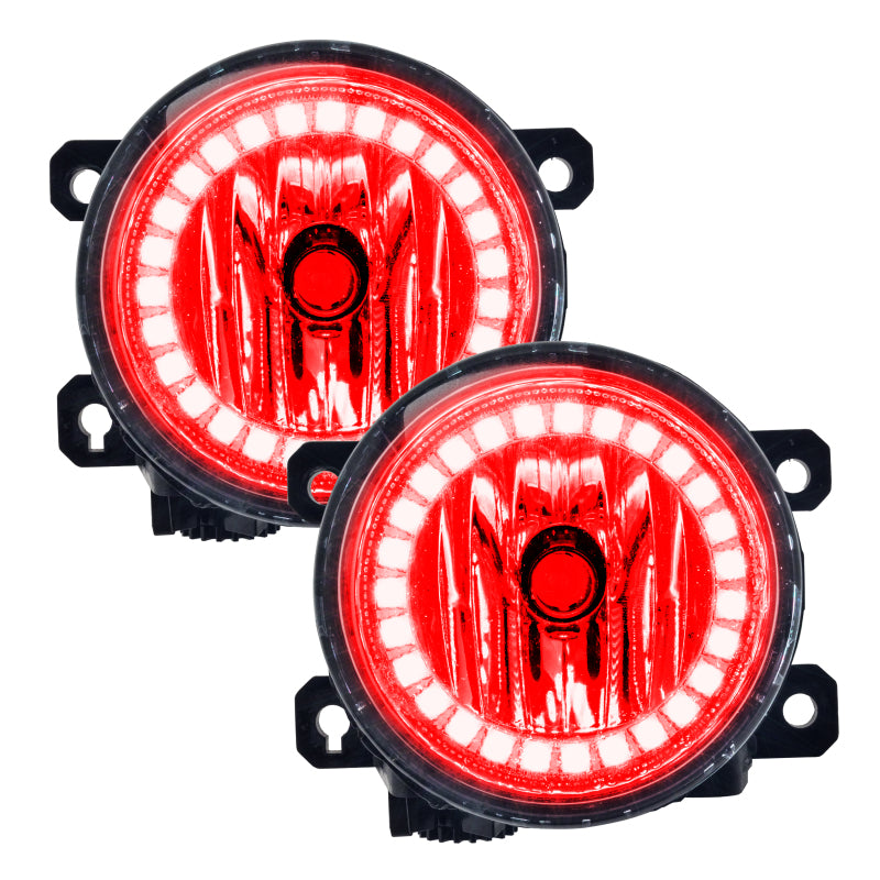 Oracle 10-16 Honda CRZ LED Fog Light Halo Kit - Red