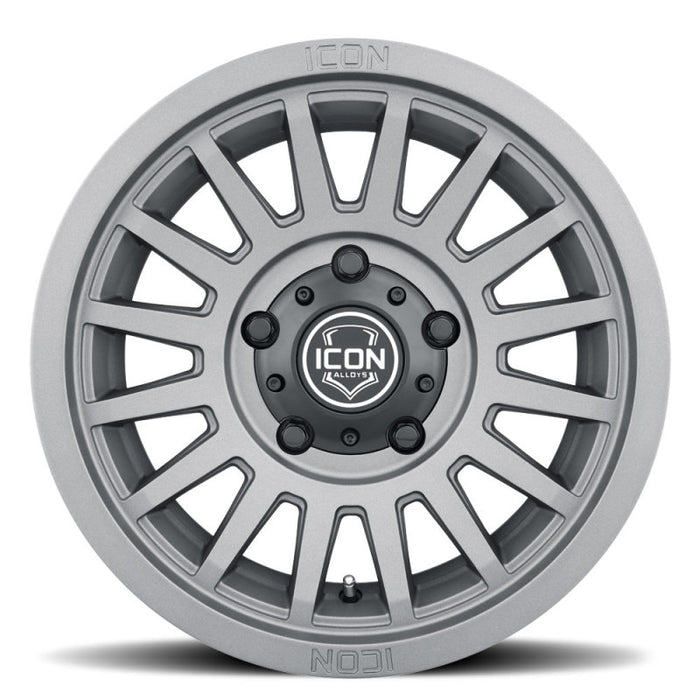 ICON Recon SLX 18x9 6x5.5 BP 40mm Offset 6.6in BS 95.1mm Hub Bore Charcoal Wheel