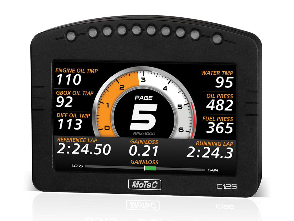 MoTeC C125 5" Color Display W/USB