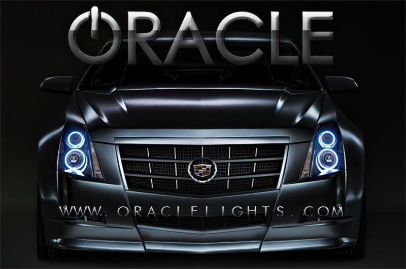 Oracle 10-12 Cadillac CTS-V Sedan LED Headlight Halo Kit - Green