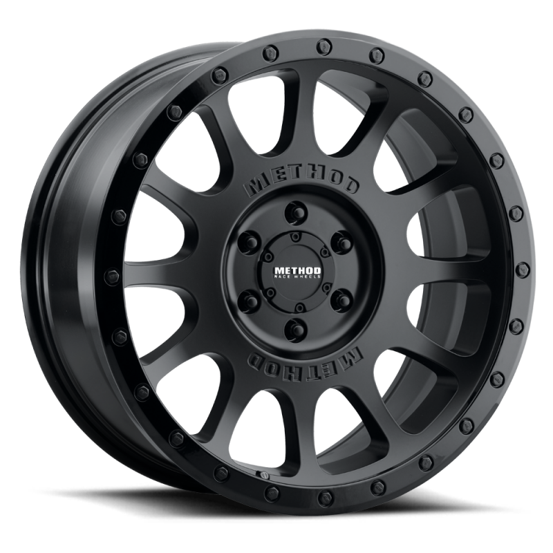 Method MR305 NV 20x9 18mm Offset 8x6.5 130.81mm CB Double Black Wheel
