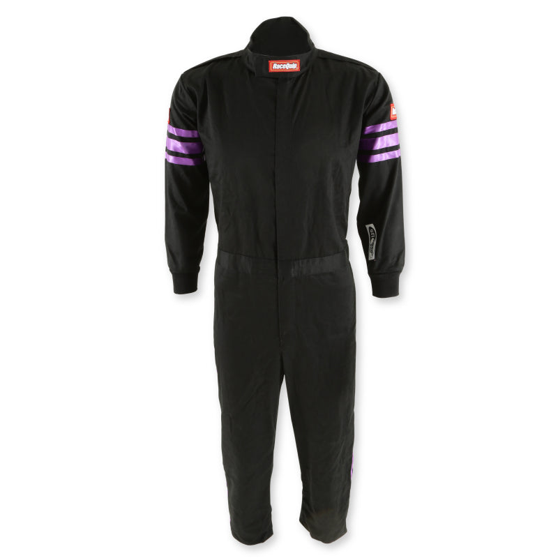 RaceQuip Purple Trim SFI-1 JR. Suit - Kids XSM