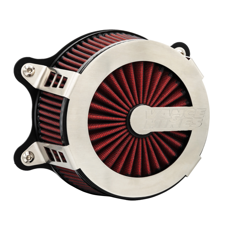 Vance & Hines 23-24 Touring Models Cage Fighter Air Intake - Brushed