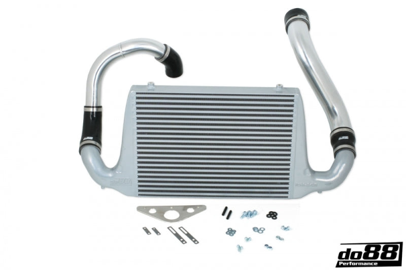 do88 81-86 SAAB 900 Turbo BigPack Front Mount Intercooler Kit w/Black Hoses