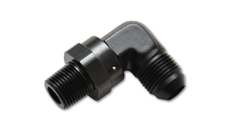 Vibrant Male AN to Male NPT 90 Degree Swivel Adapter -6 AN to 1/2in NPT