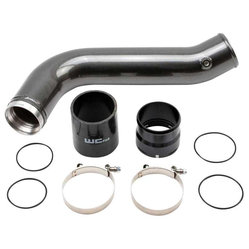 Wehrli 20-25 Chevrolet 6.6L L5P Duramax Passenger Side 3.5in Intercooler Pipe - Cat Yellow