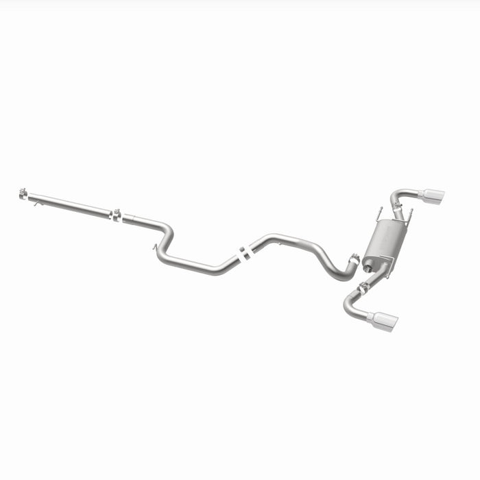 MagnaFlow 10-12 Mazda 3 L4 2.5L Hatchback Split Rear Exit Stainless Cat Back Performance Exhaust