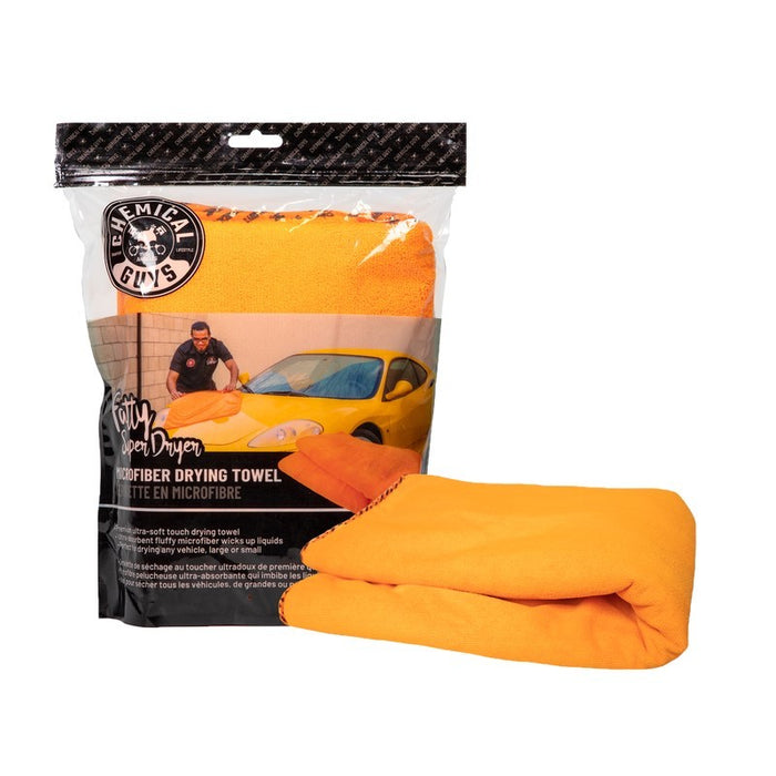 Chemical Guys Fatty Super Dryer Microfiber Drying Towel - 25in x 34in - Orange