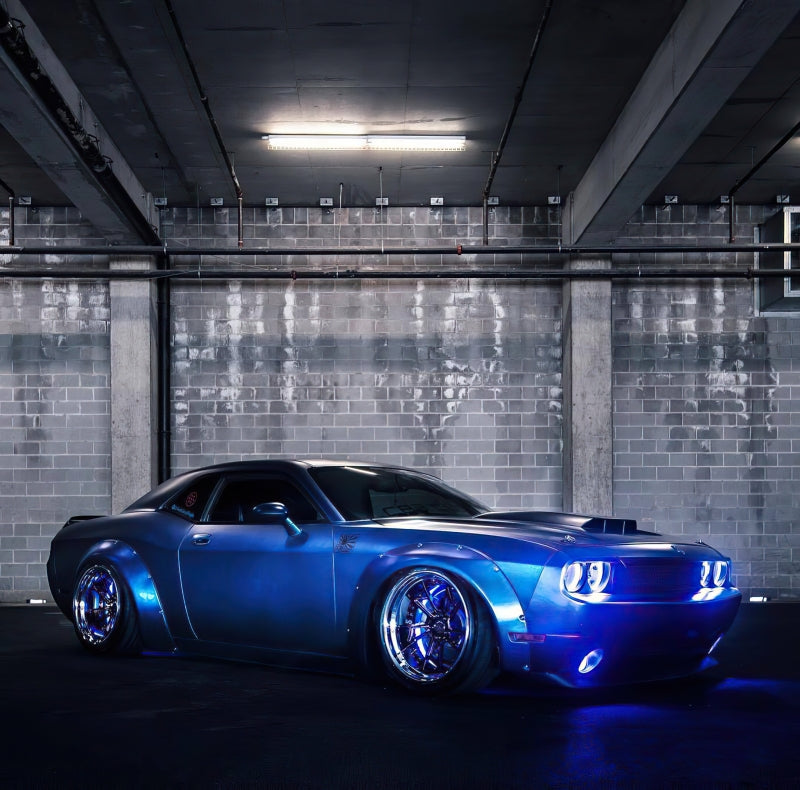 Oracle 08-14 Dodge Challenger LED Projector Headlight Halo Kit - Blue
