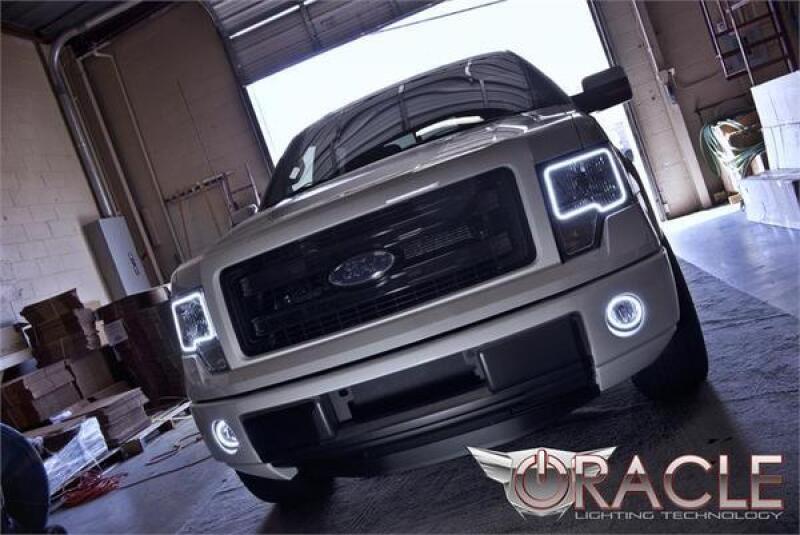 Oracle 06-14 Ford F-150 LED Fog Light Halo Kit - Blue