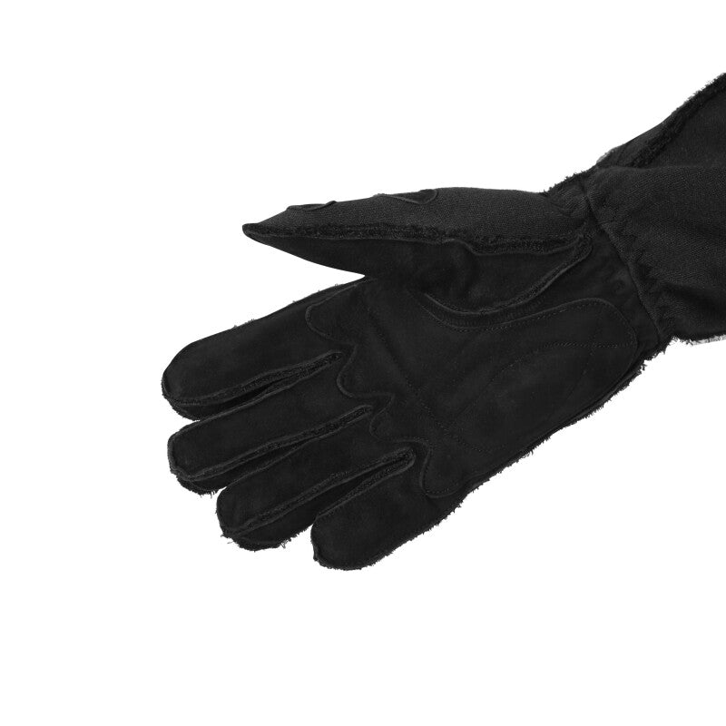 RaceQuip 356 Series 2 Layer Nomex Outseam Race Gloves SFI 3.3 / 5 All Black & Black 2X-Large