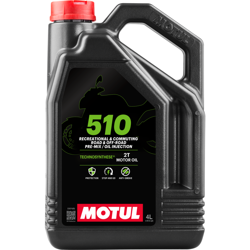 Motul 510 2T Pre-Mix Oil Injection 4X4L