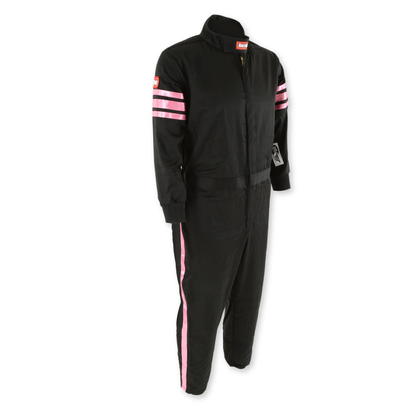 RaceQuip Pink Trim SFI-1 JR. Suit - Kids XL