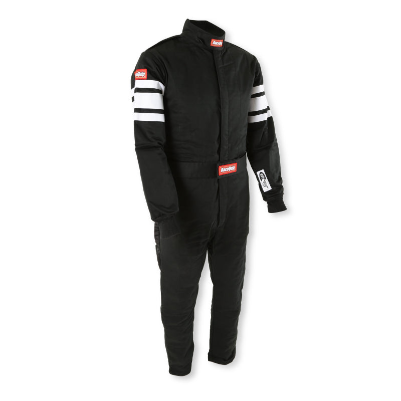 RaceQuip Black SFI-5 Suit - Large
