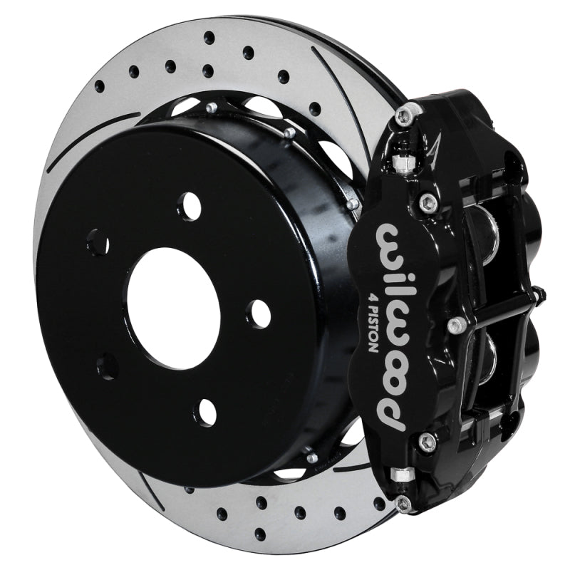 Wilwood 18-21 Jeep Wrangler Narrow Superlite 4R Rear Brake Kit SRP 13.50in Rotor w/Lines - Black