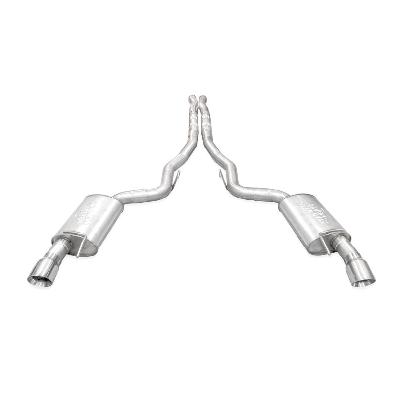 Stainless Works 2024 Mustang GT Catback Dual Tips Legend Sound X-Pipe Performance Connect Exhaust
