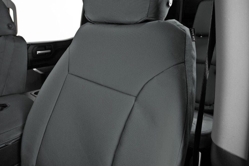 Covercraft 14-18 Chevrolet Silverado Endura PrecisionFitFront Row Seat Covers - Charcoal/Charcoal