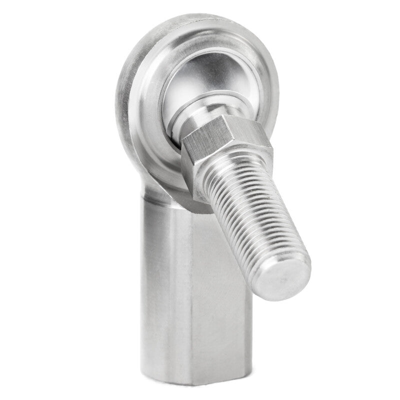 QA1 G Series 2-Pc Rod End - Female/Right Hand - .375in Bore x 3/8-24 w/Stud - Stainless Steel w/PTFE