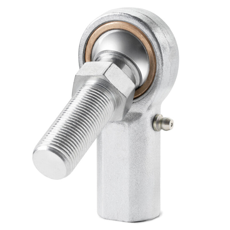 QA1 V Series 3-Pc Rod End - Female/Right Hand - 8mm Bore x M8x1.25 w/Stud & Zerk - Carbon Steel