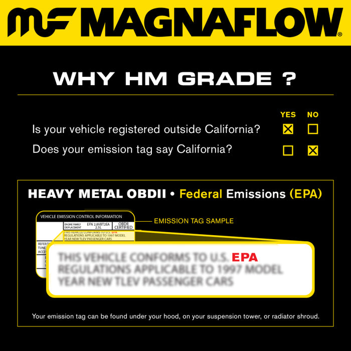 MagnaFlow Conv DF BMW M5-6 06-08 Driver Side