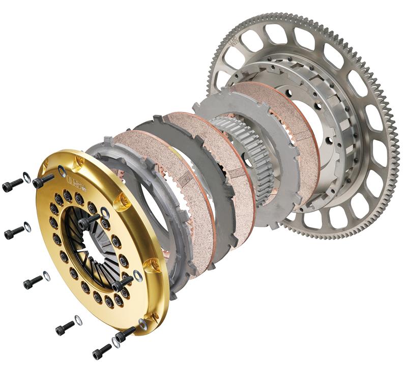 OS Giken Mitsubishi GTO (3000GT) Z16ATURBO R Series Triple Plate w/Floating Center Hub Clutch