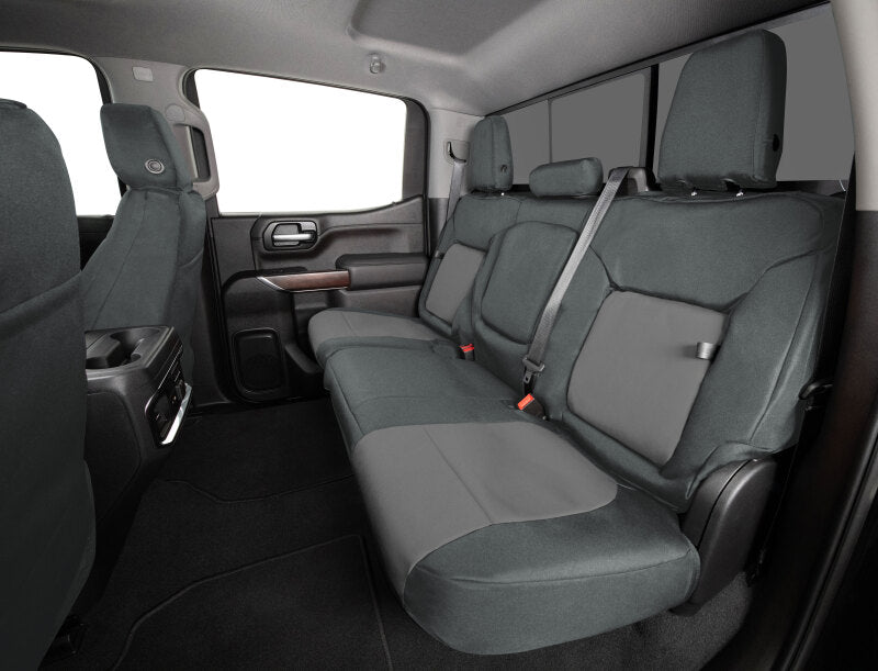 Covercraft 07-14 Toyota Tundra SR5 Endura PrecisionFit Custom Front Row Seat Cover - Charcoal/Silver