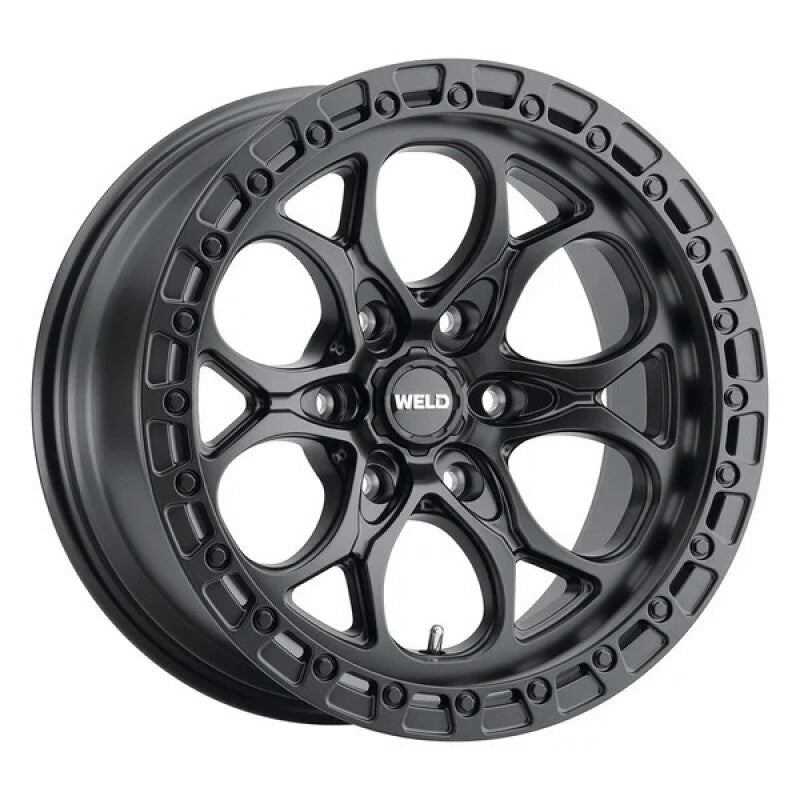 Weld Off-Road W108 17X9 Ledge 6x139.7 ET-12 BS 4.50 Satin Black - 106.1