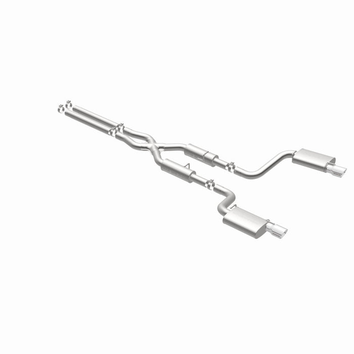 MagnaFlow 11-12 Dodge Charger SRT-8 Hemi Dual Split Rear Exit Stainless Cat-Back Performance Exhaust