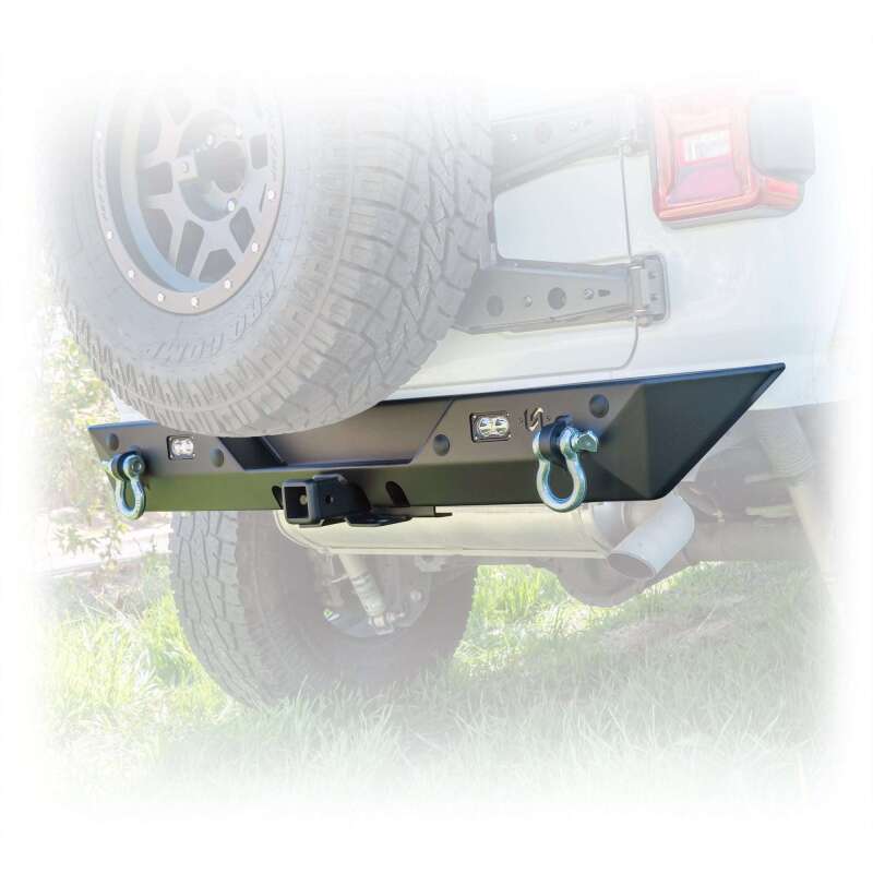 Turn Offroad 2018+ Jeep JL Rear Bumper w/ Hitch & Lights
