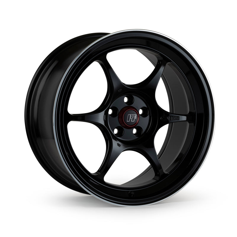 Enkei PF06 17x7.5 4x100 38mm Offset 75mm Bore Black Machined Wheel ** SPECIAL ORDER**