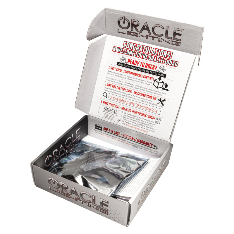 Oracle 92-06 Hummer H1 Surface Mount LED Headlight Halo Kit - Amber