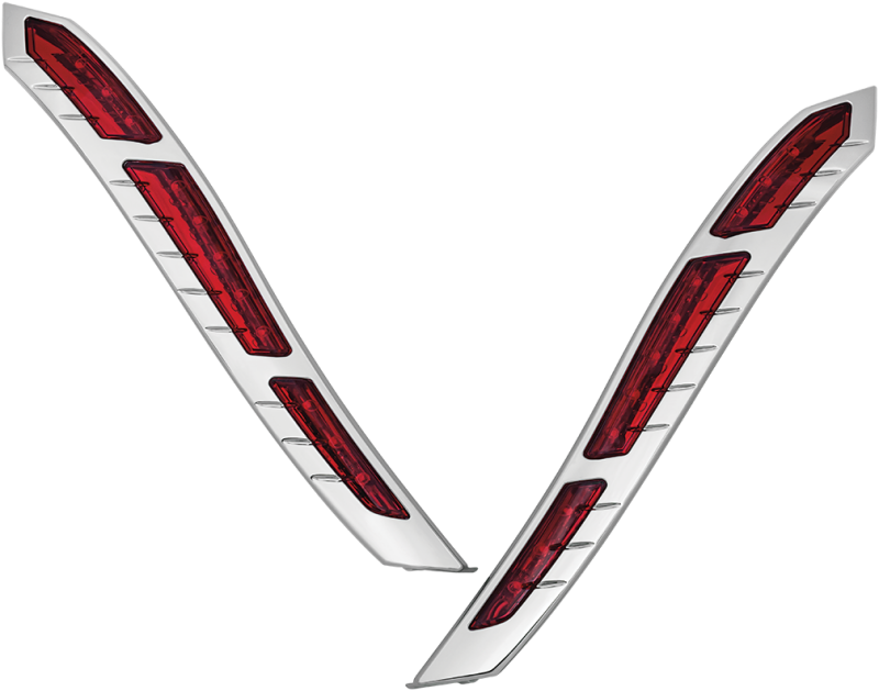 Kuryakyn LED Rear Fender Strip Lights For Indian Chrome