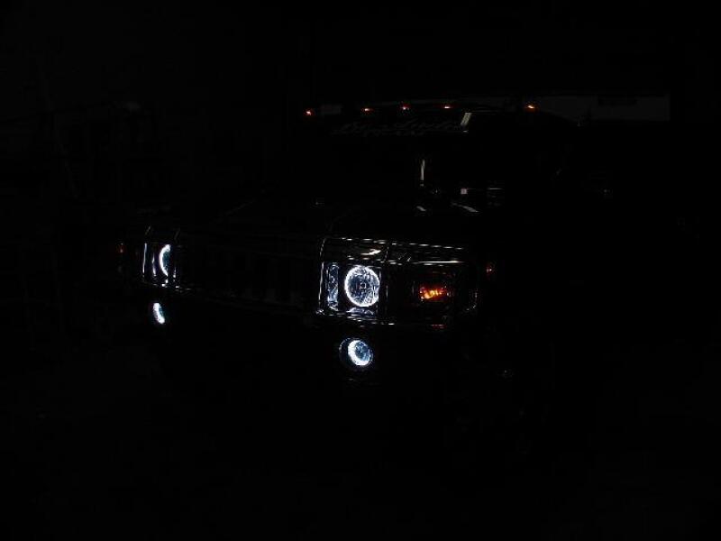 Oracle 03-10 Hummer H2 LED Fog Light Halo Kit - Green
