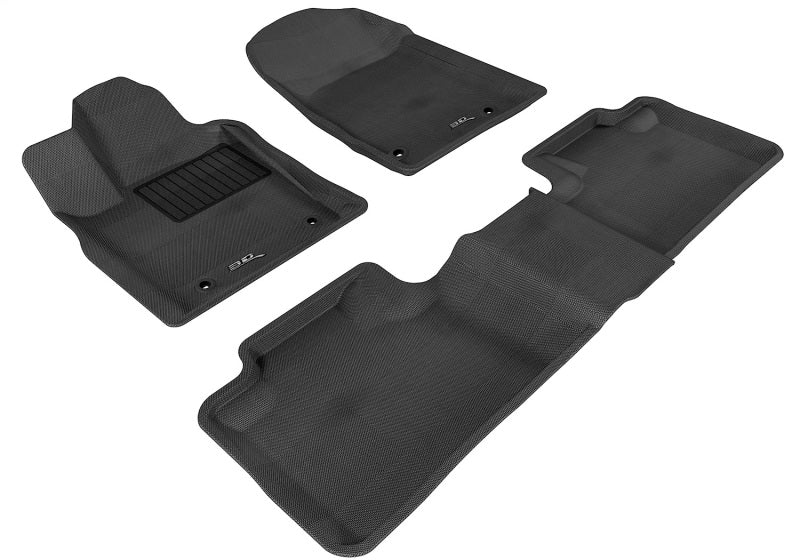 3D MAXpider 13-22 Jeep Grand Cherokee (WK) Kagu Black Full Set (2 Posts IN PASSENGERS SIDE)