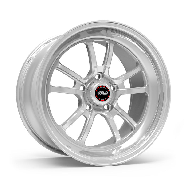 Weld S70 RT-S 17x5in / 5x120.65 BP / 3.3in. BS - Polished Center - Polished Shell Wheel