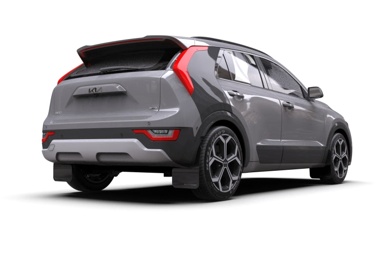Rally Armor 23-25 Kia Niro SG2 Black UR Mud Flap Dark Grey Logo