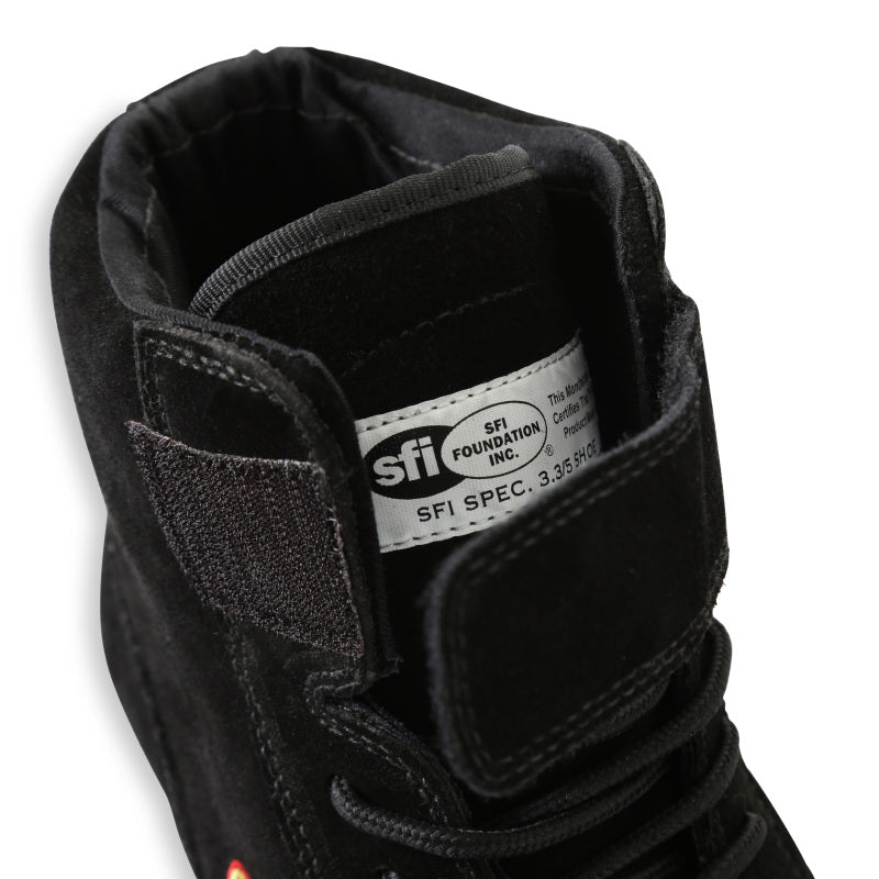 RaceQuip Black SFI Race Shoe 10.0